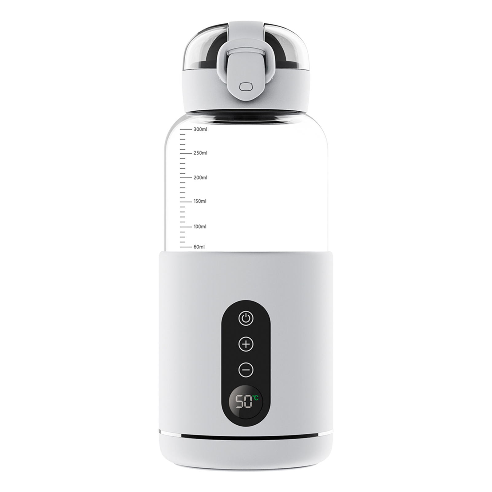 [通拓商品]JR01 便携式恒温壶 恒温水壶 宝宝外出冲奶神器 容量300ml (内置锂电池) 配USB充电线 白色