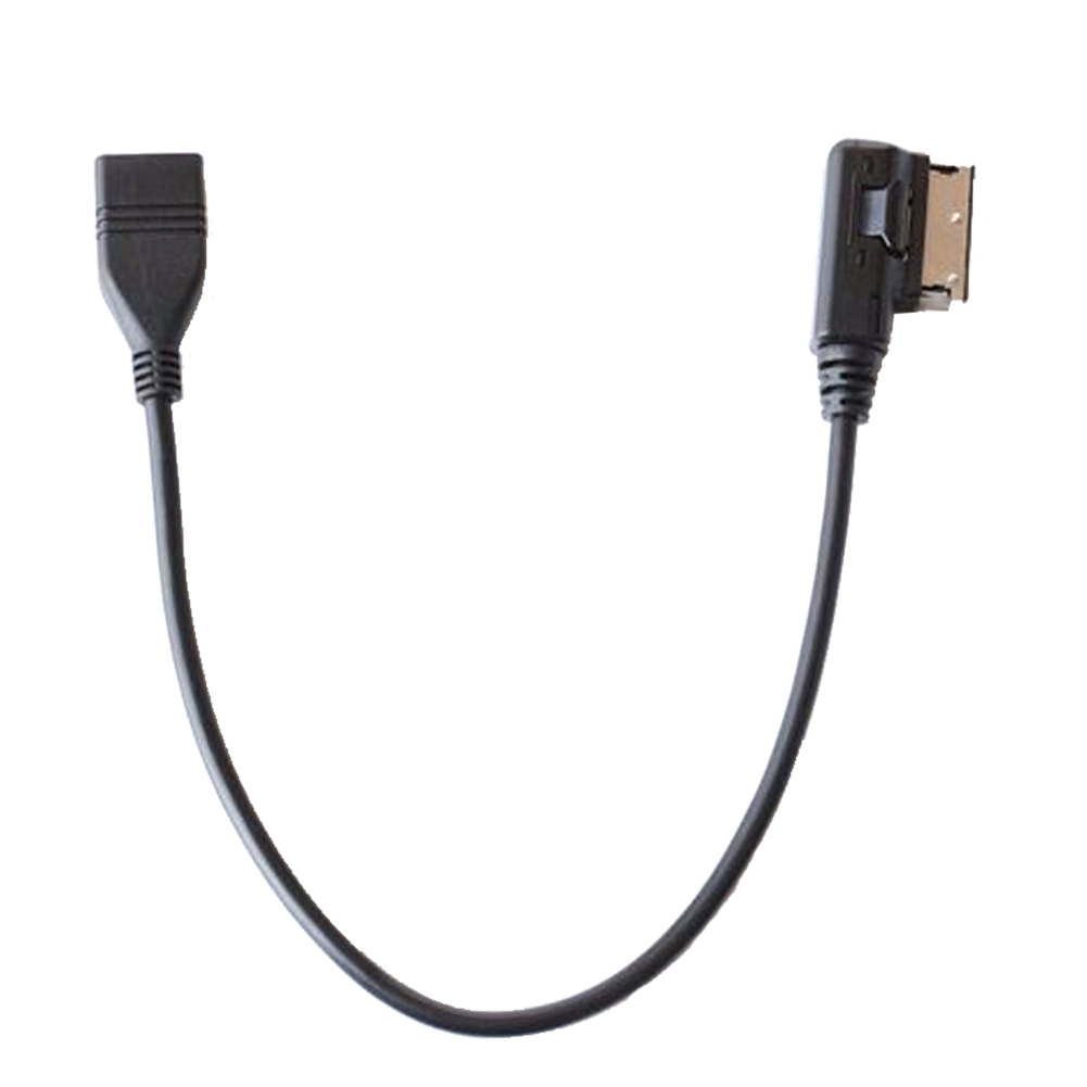 Adaptador USB AMI/MMI Para Audi – Conecta Memoria USB O MP3 A La Radio De Q5, Q7, A3, A4, A5, A6 | Cable De 27 Cm, Plug & Play