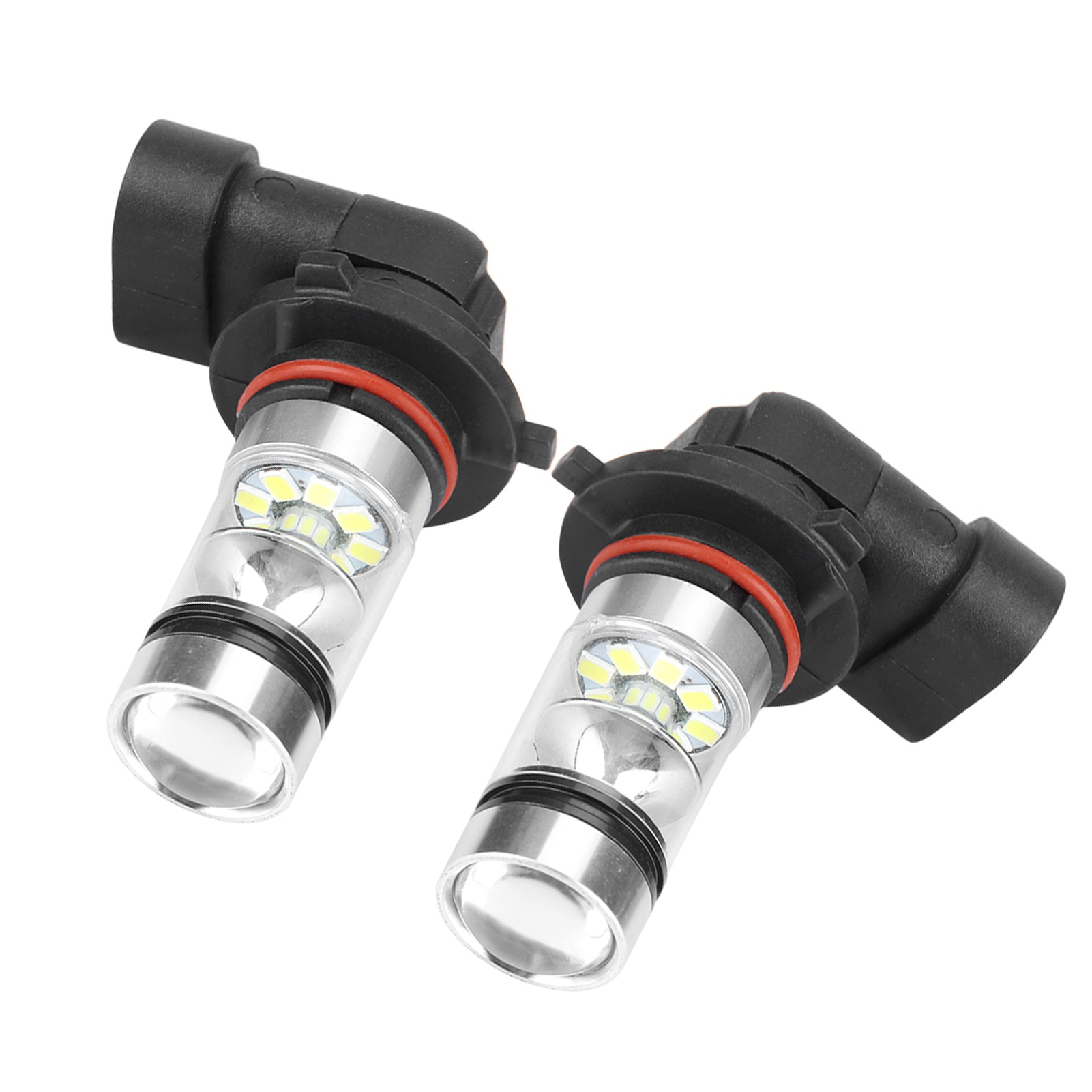 2 pièces 9006 / HB4 100W blanc LED haute luminosité phare ampoules Kit antibrouillard voiture conduite lampe-8991082669624