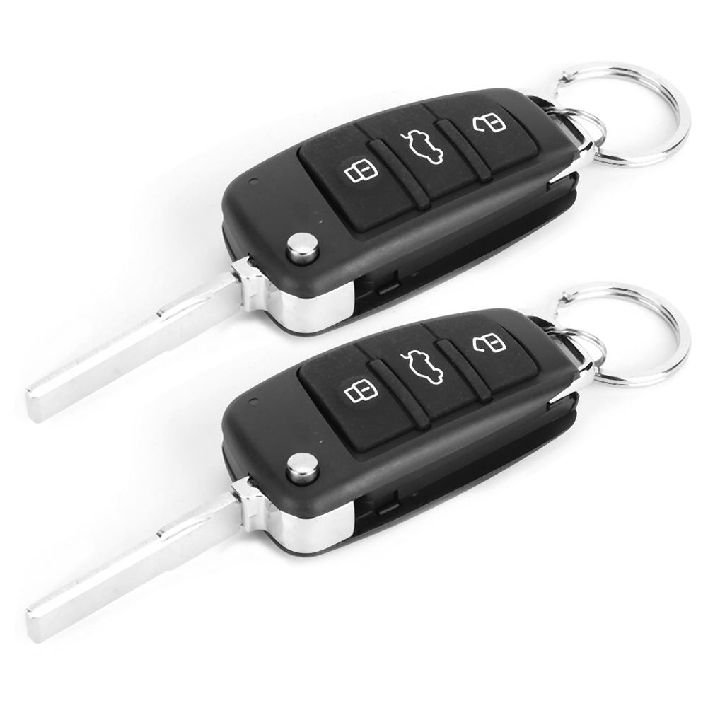K centrale remoto automatico universale per auto 12V Blocco porta Sistema di accesso senza chiave per veicolo con 2 telecomandi  34
