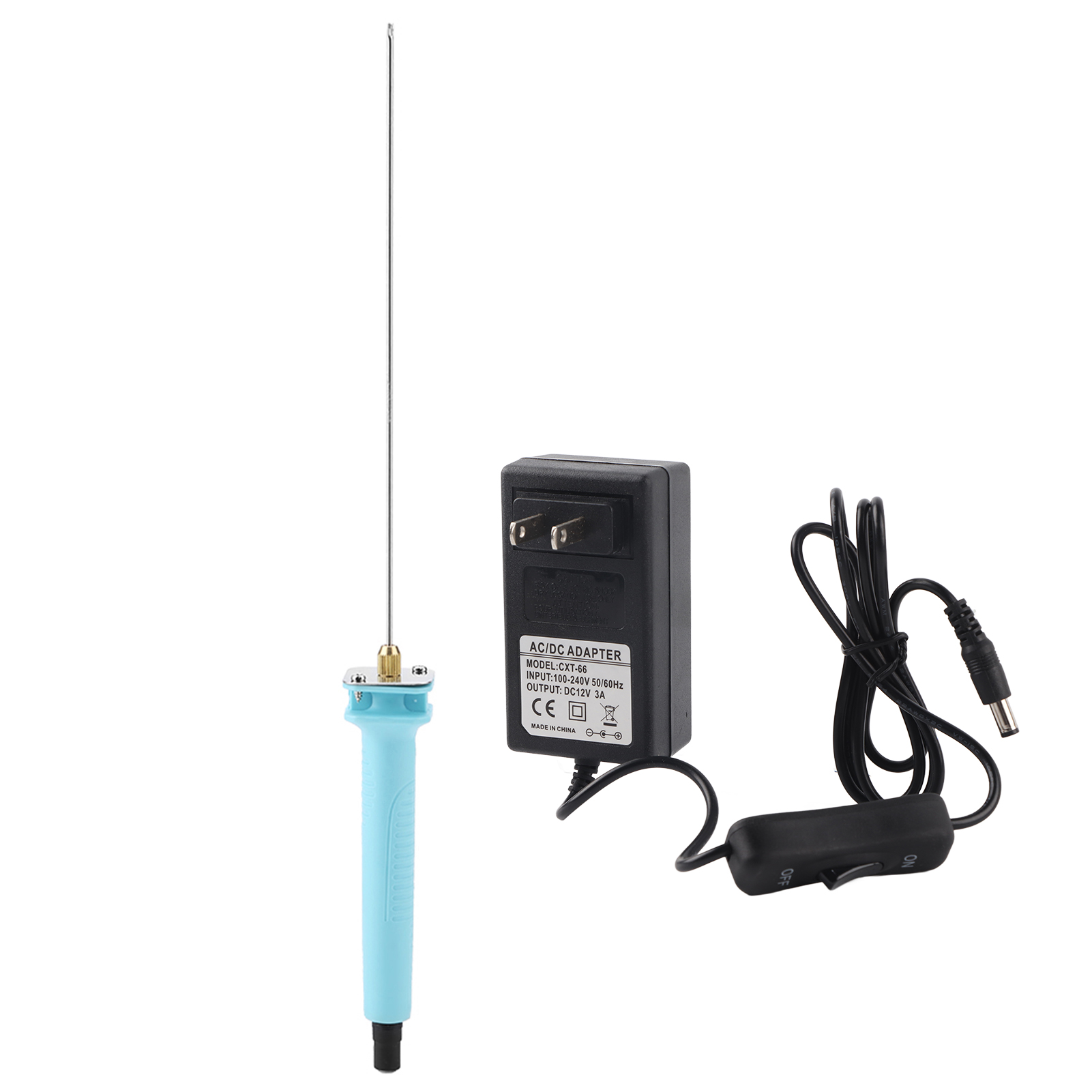 （有视频）针式泡沫切割笔20cm 24w 110v-250v含适配器 替代GY02528-04(美规) 美规