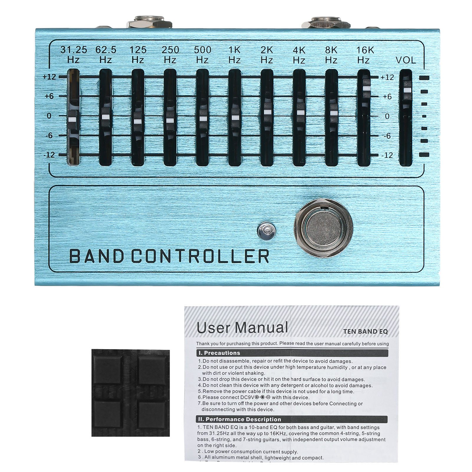 [通拓商品]IRIN BAND CONTROLLER 十段EQ均衡器 电吉他贝司效果器 吉他单块效果器
