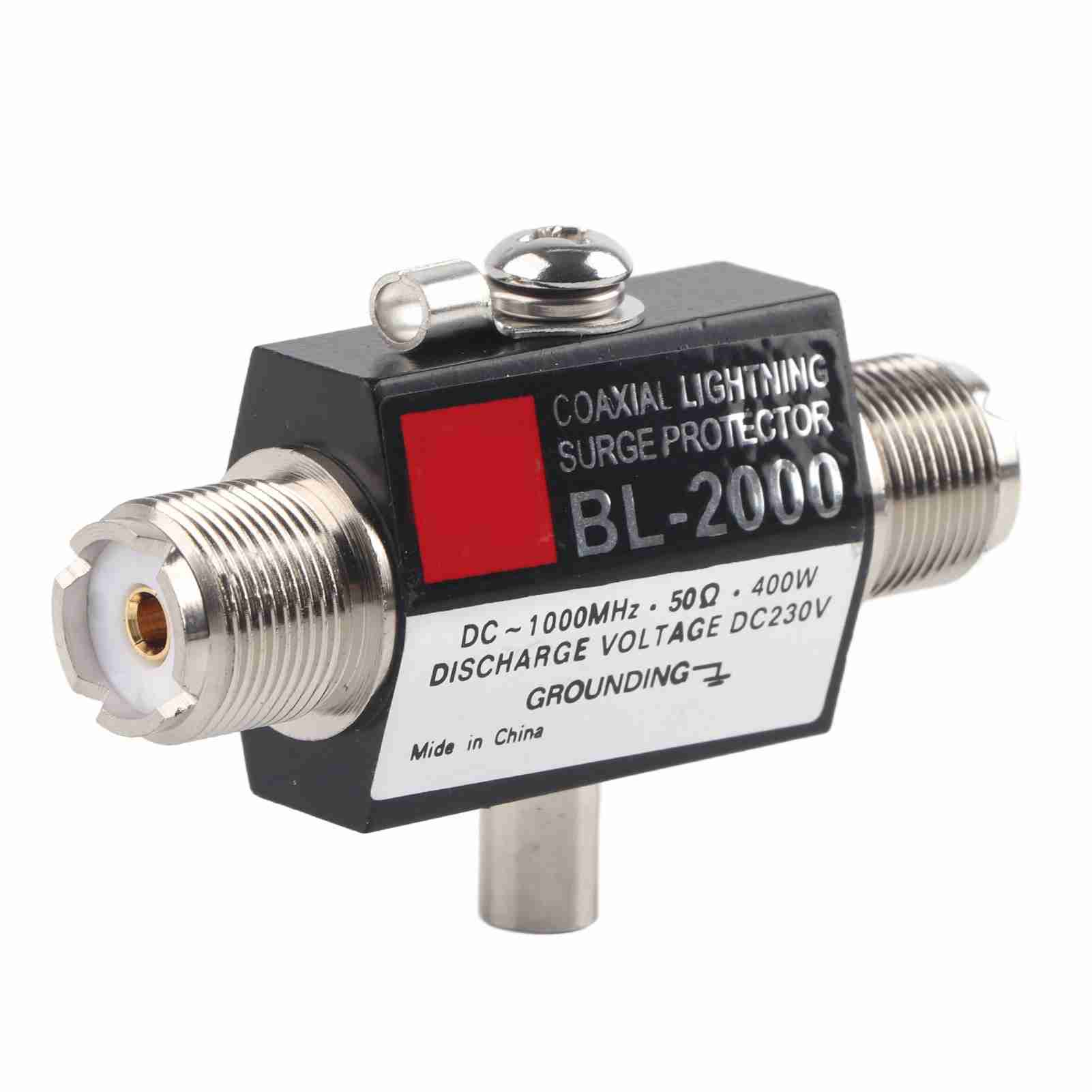 (Yinitone)已授权，BL-2000 PL259母转PL259母 400W避雷器