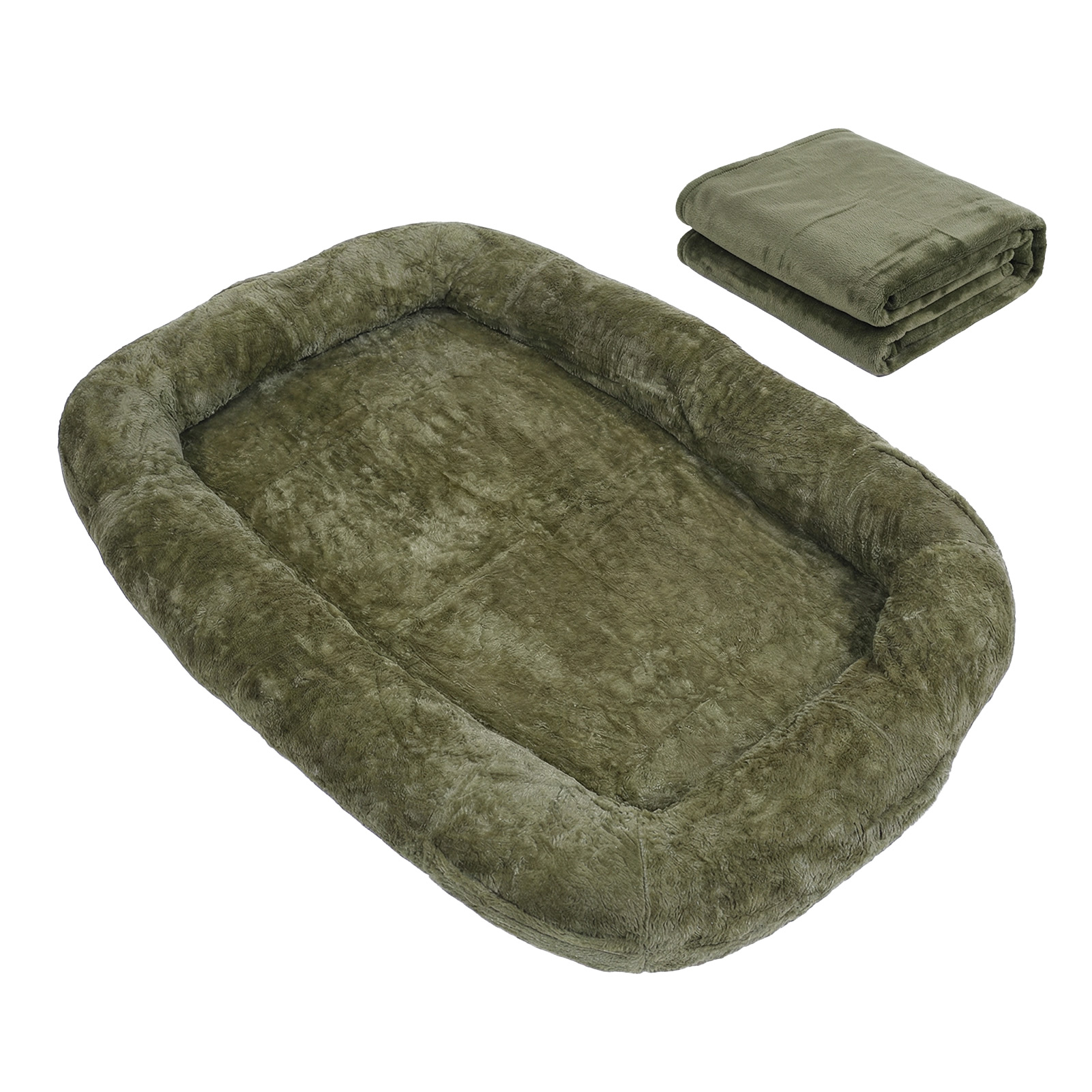 Oversized Washable Dog Bed for Shared Lounging detail