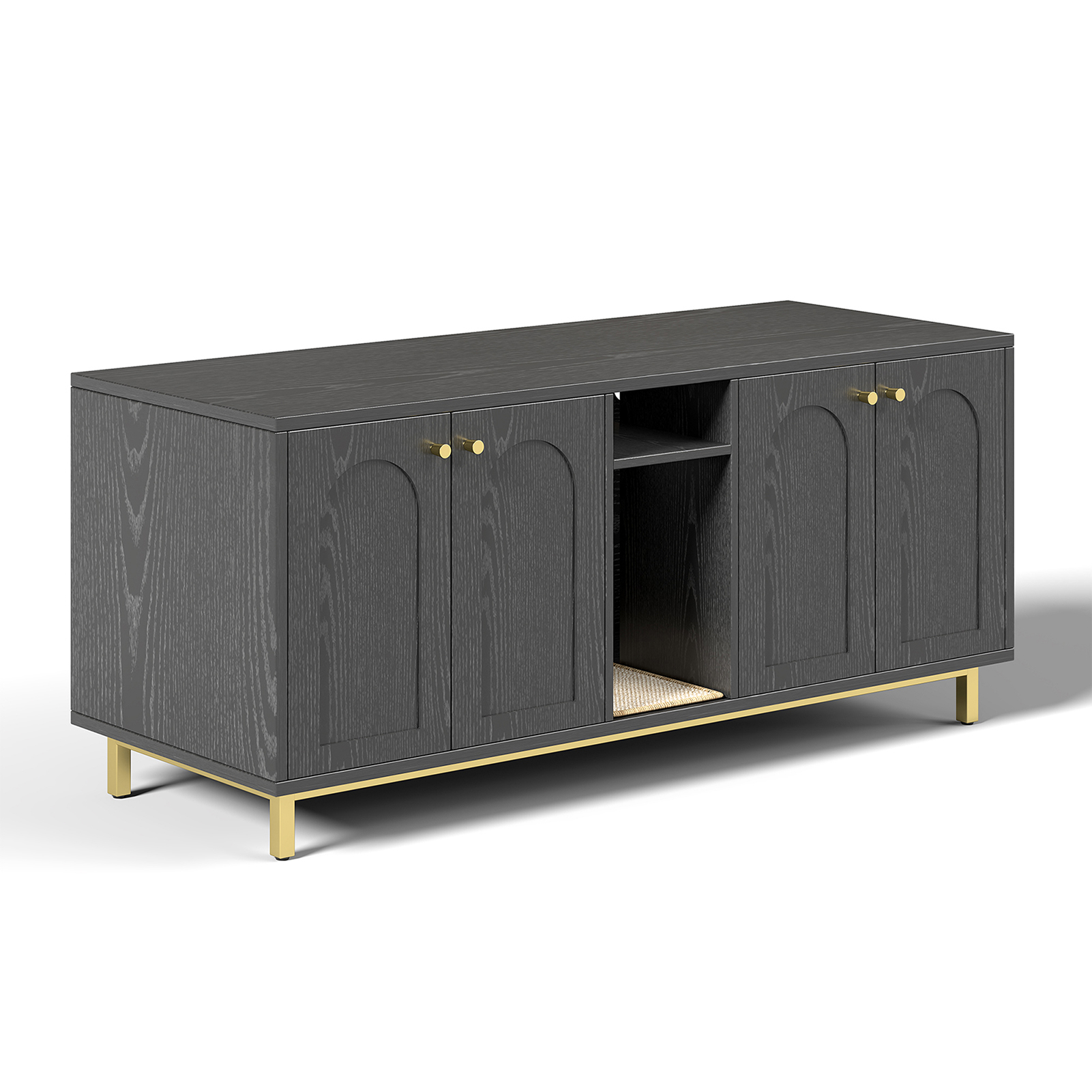 Cat Litter Box Cabinet for a Cleaner Room
