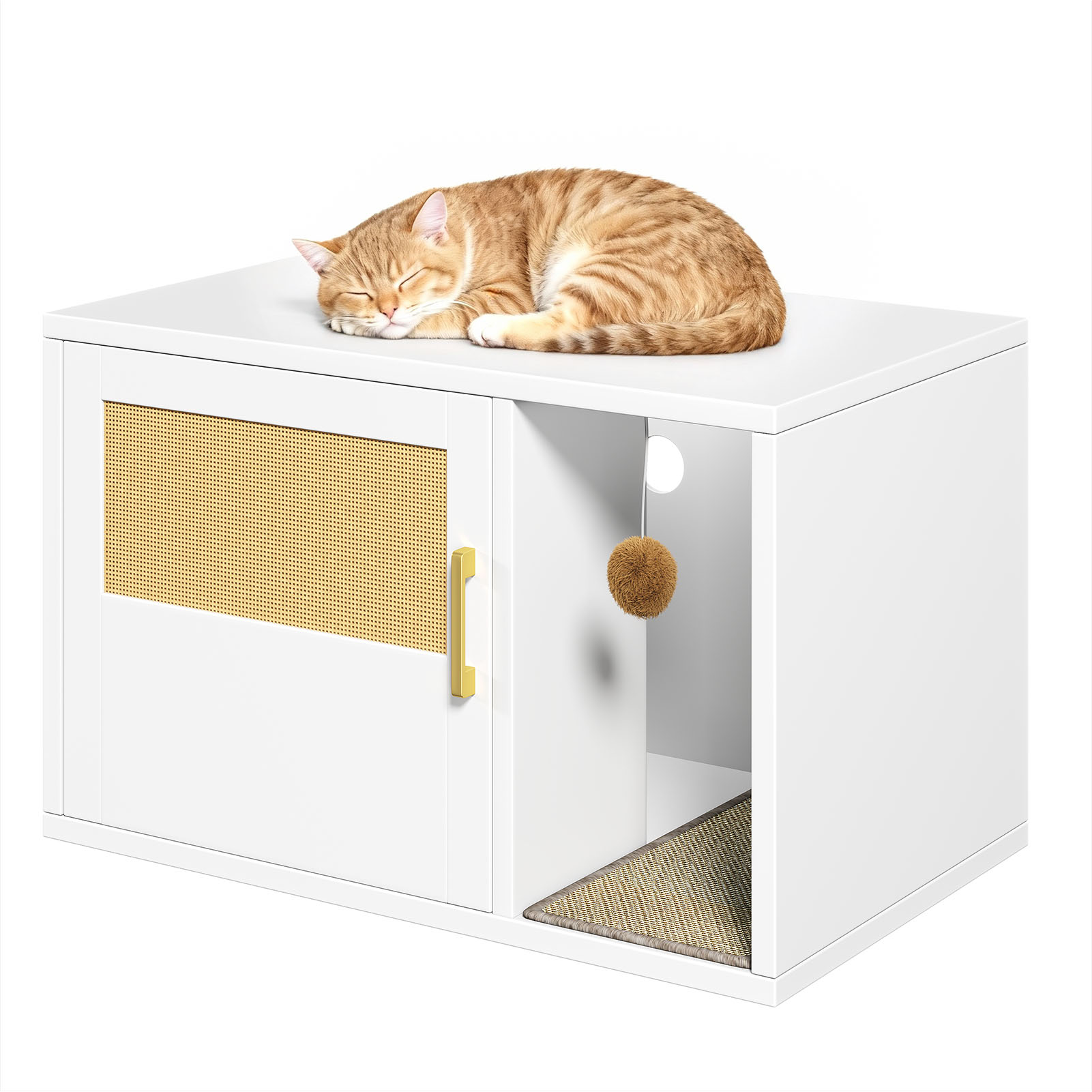 Cat Litter Box Cabinet for a Cleaner Room