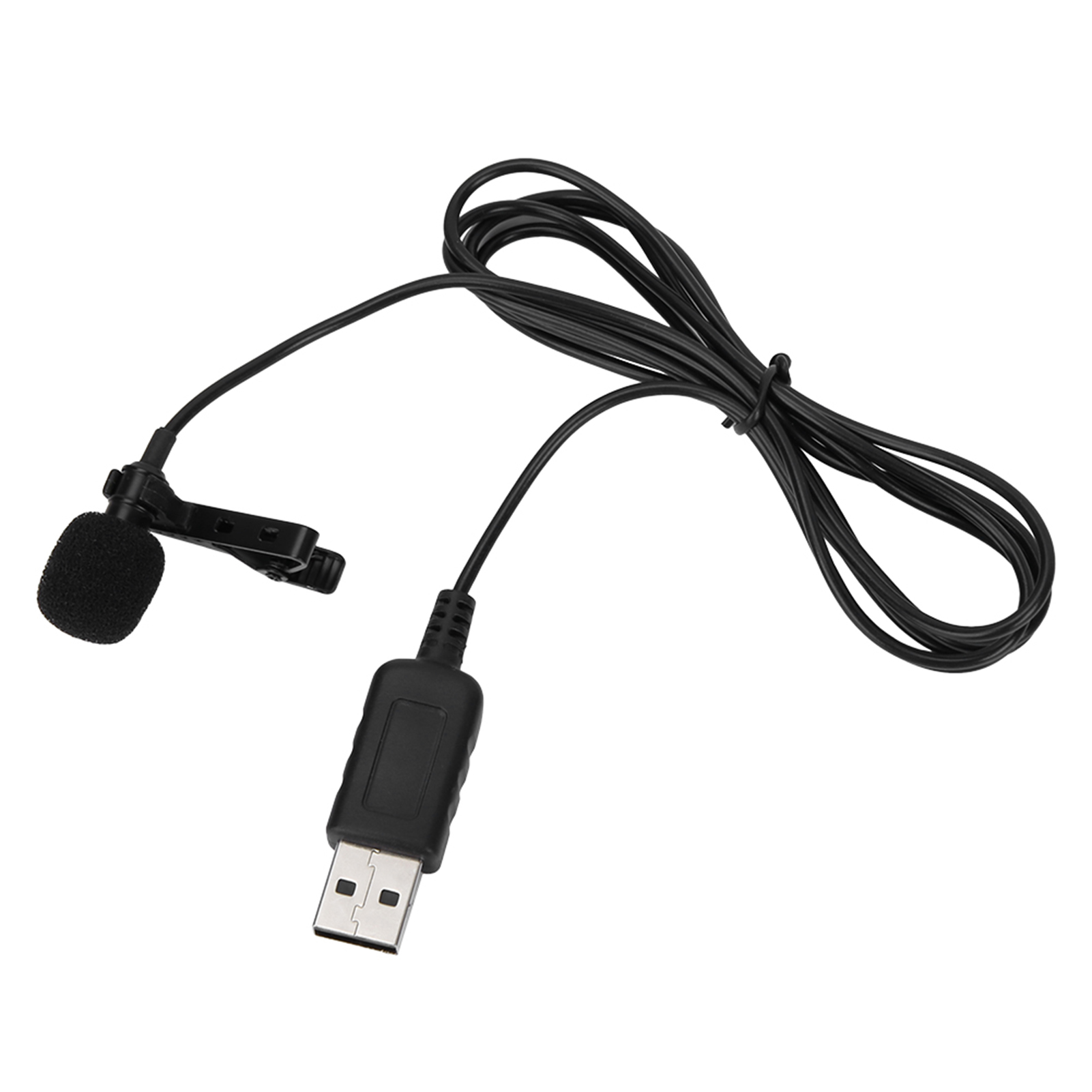 新款领夹式小话筒电脑USB有线麦克风(EY-510USB-C)